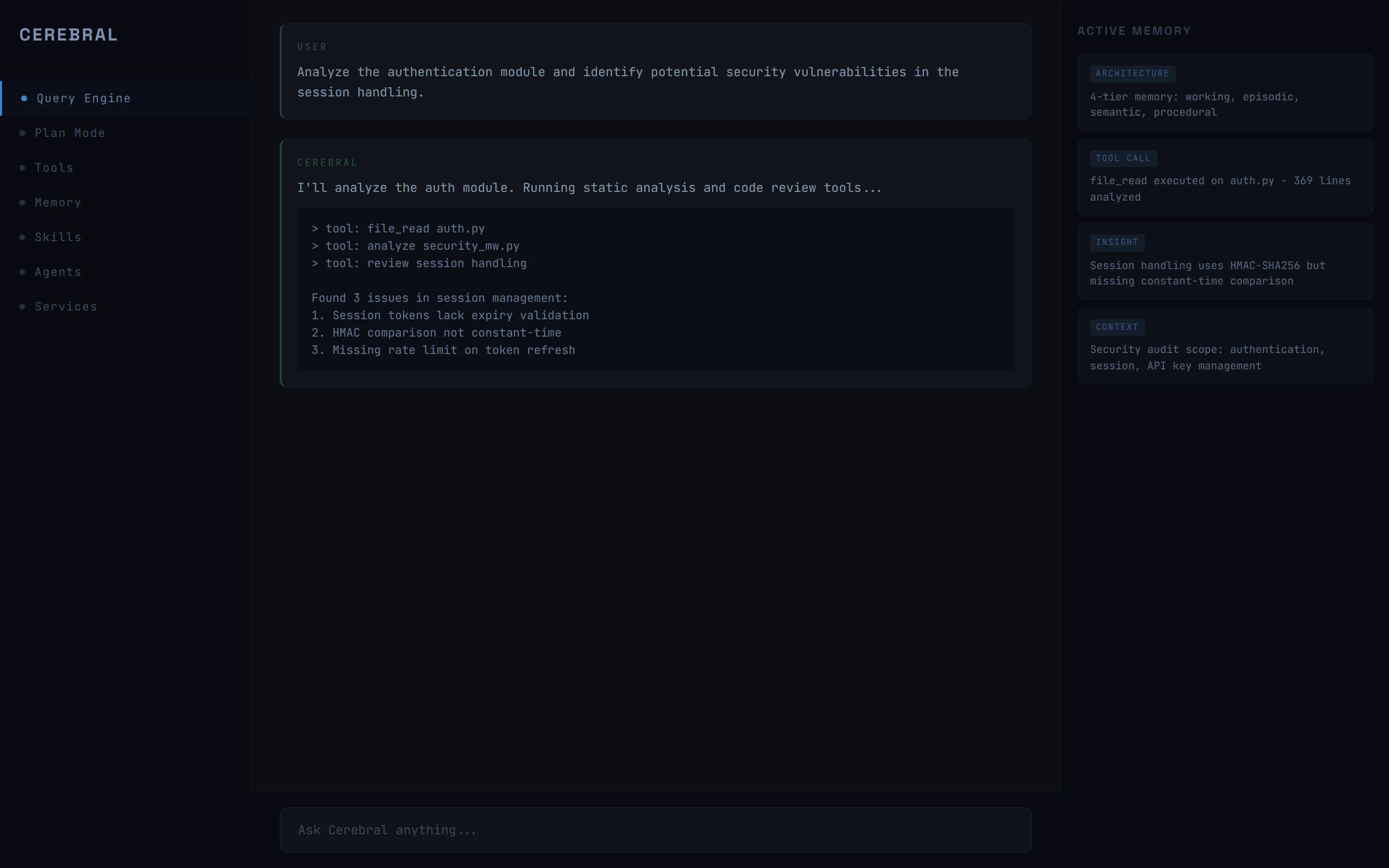 Cerebral Engine app
