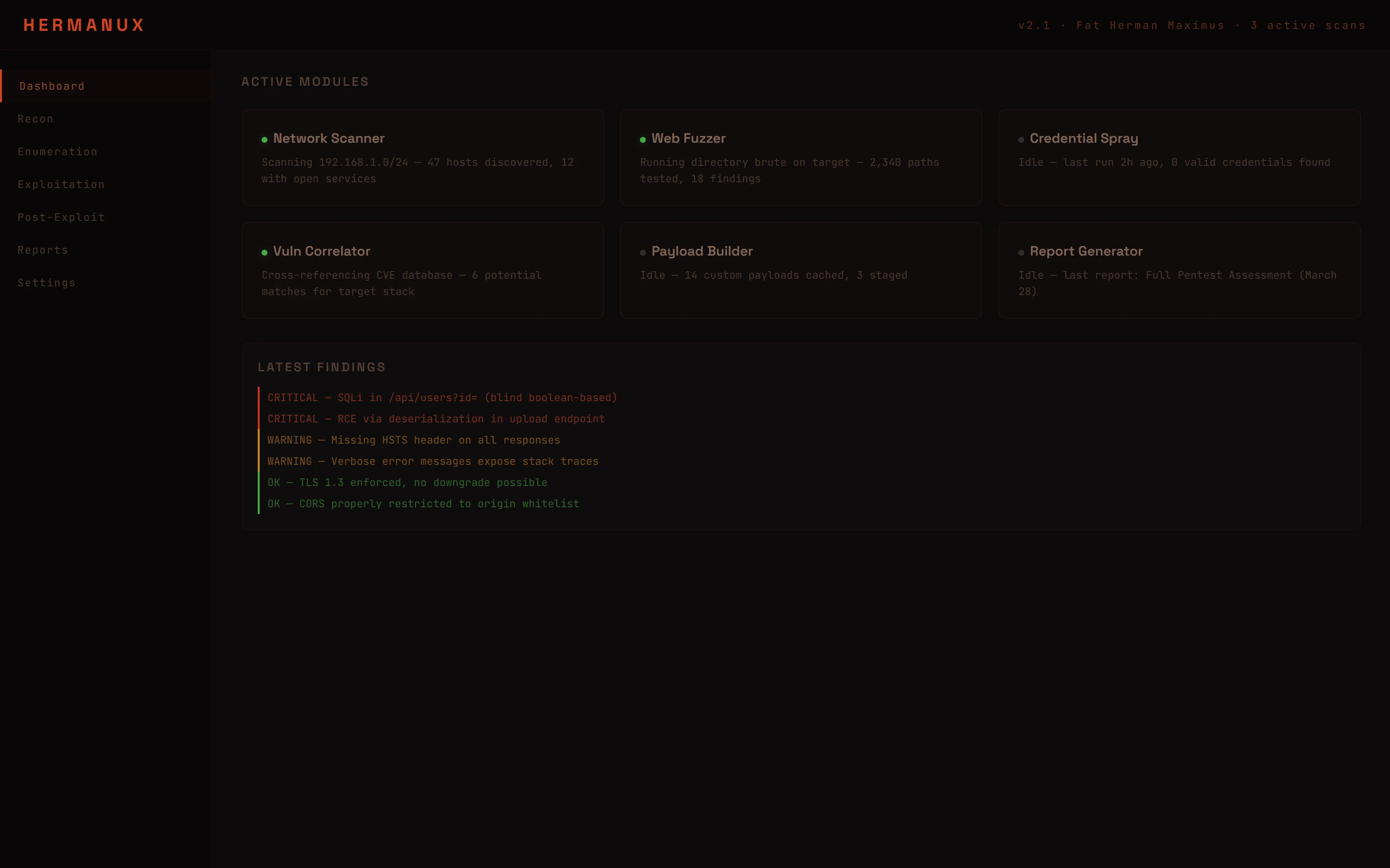 HERMANUX security platform